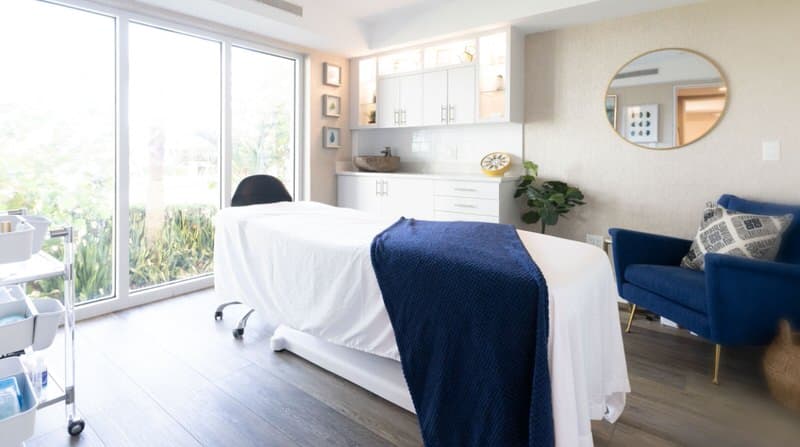 White Orchid Spa treatment room