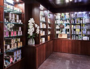 Cosmetics Products in Shelves