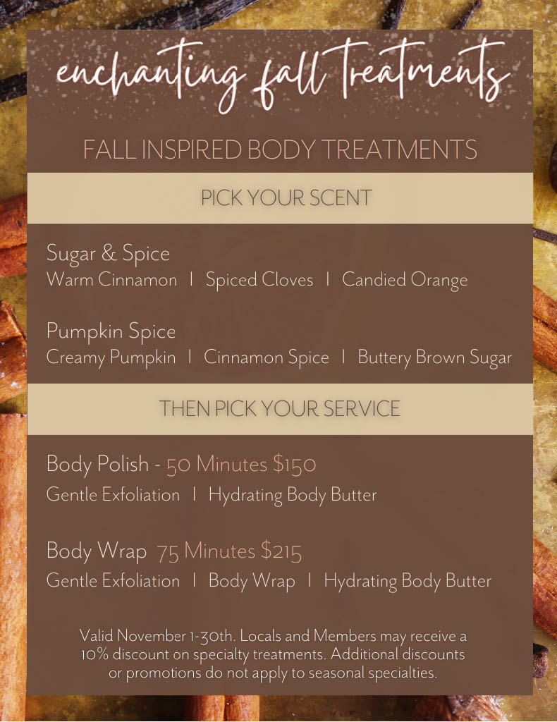 Choose from a selection of delicious scents and enjoy these seasonal offers available this month only!