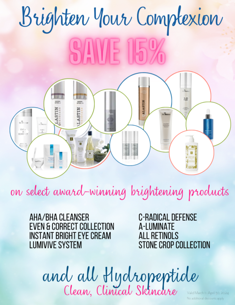 Save 15% on select award-winning brightening products!