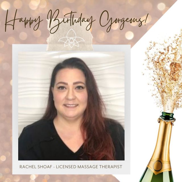 HAPPY HAPPY BIRTHDAY! 🎉 

Happy birthday to another one of our very talented massage therapists Rachel! 
Rachel is very skilled in deep tissue, Gus Sha, and Qigong! Treat yourself to massage with Rachel today!