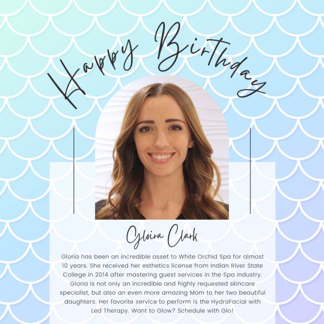 Gloria has been an essential part of the White Orchid Spa team for almost a decade - and today we will wish her the most happiest of birthdays 😍 We love you so much, and couldn't ask for a better colleague and friend!