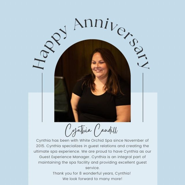 Congratulations Cynthia 🎉

Cheers to an amazing 8 years! Thank you Cynthia for your dedication and hard work these past years! We are grateful to have you a part of our team! 🥰