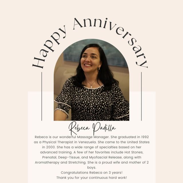 Yay to 3 years! 🎉

Thank you Rebeca for all your hard work and dedication over the years! We are so grateful to have you a part of our team! Congratulations 🥰